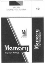 Міжнародна реєстрація торговельної марки № 835922: Memory FILTER KINGS SAIGON CIGARETTE FACTORY