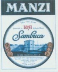 Міжнародна реєстрація торговельної марки № 895078: MANZI Sambuca