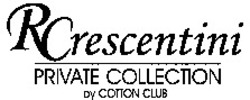 Міжнародна реєстрація торговельної марки № 940689: RCrescentini PRIVATE COLLECTION by COTTON CLUB