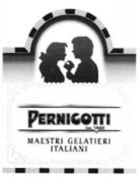 Міжнародна реєстрація торговельної марки № 947510: PERNIGOTTI Dal 1860 MAESTRI GELATIERI ITALIANI