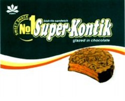 Міжнародна реєстрація торговельної марки № 957137A: Super-Kontik glazed in chocolate