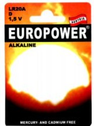 Міжнародна реєстрація торговельної марки № 979291: EUROPOWER ALKALINE