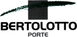 Міжнародна реєстрація торговельної марки № 989044: BERTOLOTTO PORTE