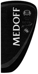 Заявка на торговельну марку № m201404116: medoff; cs; classic smooth vodka; royal