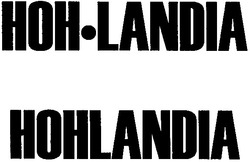 Заявка на торговельну марку № 2003088849: нон-landia; нон landia; hoh landia; hoh-landia; hohlandia