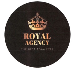 Свідоцтво торговельну марку № 330965 (заявка m202100597): royal agency; the best team ever