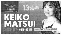 Заявка на торговельну марку № m201604521: keiko matsui