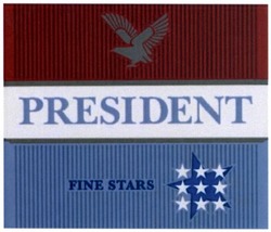 Свідоцтво торговельну марку № 226410 (заявка m201523619): president; fine stars