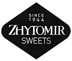 Заявка на торговельну марку № m201512150: since; 1944; zhytomir; sweets