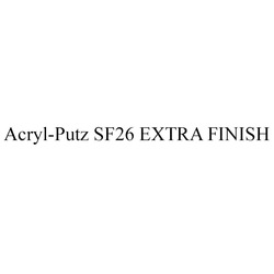Свідоцтво торговельну марку № 344223 (заявка m202203920): acryl-putz sf26 extra finish