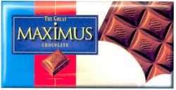 Свідоцтво торговельну марку № 111094 (заявка m200719611): maximus; the great; chocolate