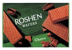 Заявка на торговельну марку № m201809455: roshen wafers; choco; created with passion; made with expertise