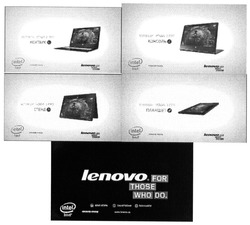 Заявка на торговельну марку № m201414308: notebook yoga 3pro; lenovo for those who do; ноутбук; консоль; стенд; комп'ютери; компютери; смартфони; планшети; intel