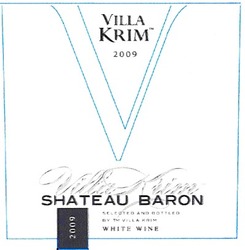 Свідоцтво торговельну марку № 198738 (заявка m201312463): 2009; shateau baron; white wine; selected and bottled by тм villa krim; white wine