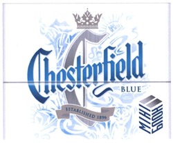 Свідоцтво торговельну марку № 189180 (заявка m201306787): chesterfield; blue; established 1896; міні блок