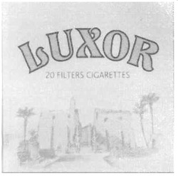 Свідоцтво торговельну марку № 101800 (заявка m200713117): luxor; 20 filters cigarettes