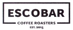 Свідоцтво торговельну марку № 294791 (заявка m201901469): escobar; coffee roasters est.2015