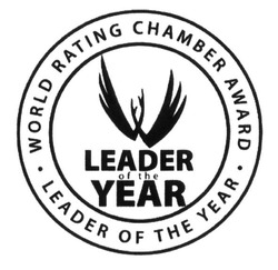 Заявка на торговельну марку № m201608317: world rating chamber award; awards; leader of the year
