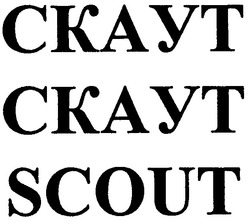 Заявка на торговельну марку № m200814021: скаут; ckayt; scout