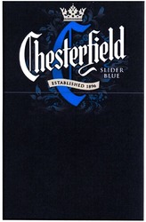 Свідоцтво торговельну марку № 179984 (заявка m201220276): chesterfield; slider blue; established 1896; с