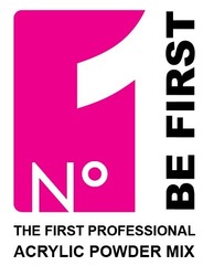 Свідоцтво торговельну марку № 183606 (заявка m201303083): №1; be first; the first professional acrylic powder mix