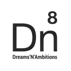 Свідоцтво торговельну марку № 245020 (заявка m201626565): dn8; dreams'n'ambitions
