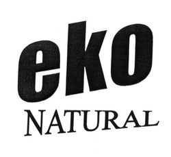 Заявка на торговельну марку № m201601753: eko natural