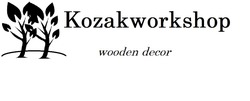 Свідоцтво торговельну марку № 318985 (заявка m202008021): kozakworkshop; kozak work shop; wooden decor