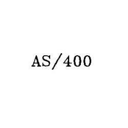 Свідоцтво торговельну марку № 3965 (заявка 123866/SU): as/400 as 400; as400