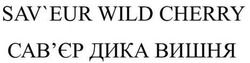 Свідоцтво торговельну марку № 344993 (заявка m202117827): sav'eur wild cherry; saveur; сав'єр дика вишня; савєр