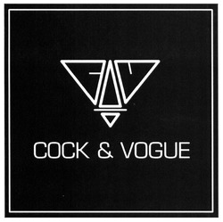 Свідоцтво торговельну марку № 281777 (заявка m201729360): cock&vogue; cock vogue