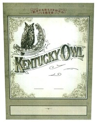 Заявка на торговельну марку № m201822450: established 1879; kentucky owl