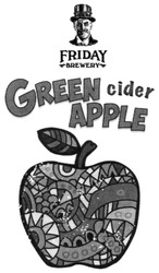 Свідоцтво торговельну марку № 312081 (заявка m201917825): green cider apple; friday brewery