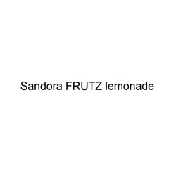 Свідоцтво торговельну марку № 328932 (заявка m202102784): sandora frutz lemonade