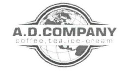 Свідоцтво торговельну марку № 343482 (заявка m201914573): a.d.company coffee, tea, ice cream; ad; ісе