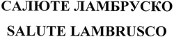Заявка на торговельну марку № m201417881: salute lambrusco; салюте ламбруско