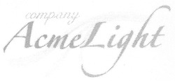 Свідоцтво торговельну марку № 131719 (заявка m200914104): company acmelight; acme light; асте