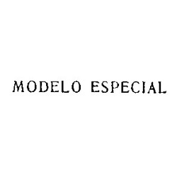 Свідоцтво торговельну марку № 6151 (заявка 112094/SU): modelo especial