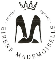 Свідоцтво торговельну марку № 331369 (заявка m202105839): eirene mademoiselle; model agency; м