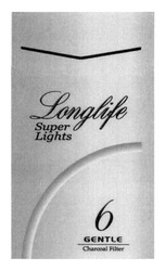 Свідоцтво торговельну марку № 200756 (заявка m201403175): longlife; super lights; 6; gentle; charcoal filter