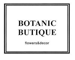 Свідоцтво торговельну марку № 323448 (заявка m202022336): botanic butique; flowers&decor