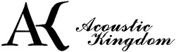 Свідоцтво торговельну марку № 76217 (заявка m200513149): ак; ak; acoustic kingdom