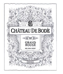 Заявка на торговельну марку № m202120442: chateau de bode; since 2020; grand blanc; white semi-sweet; odessa; c.d.b.; l.b.b.; cb; rouge