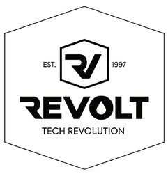 Свідоцтво торговельну марку № 326674 (заявка m202103601): rv; est 1997; revolt; tech revolution