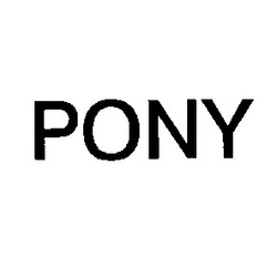 Свідоцтво торговельну марку № 3700 (заявка 112862/SU): pony