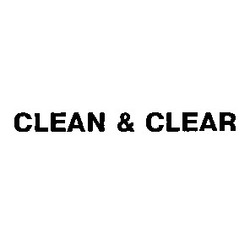 Свідоцтво торговельну марку № 3738 (заявка 104663/SU): clean & clear