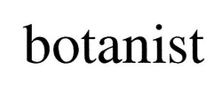 Заявка на торговельну марку № m202008956: botanist