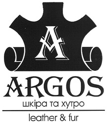 Свідоцтво торговельну марку № 123206 (заявка m200818481): argos; leather&fur; шкіра та хутро