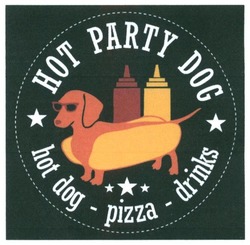 Свідоцтво торговельну марку № 232688 (заявка m201605790): hot party dog; hot dog; pizza; drinks