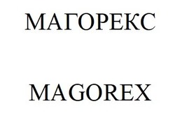 Заявка на торговельну марку № m202019325: magorex; магорекс